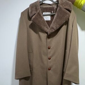 VINTAGE London Fog Fur Coat 46R